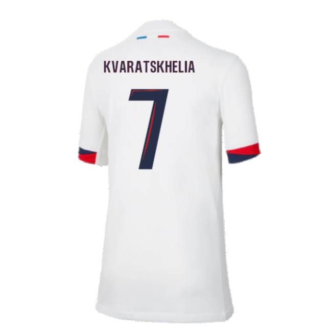 2024-2025 PSG Away Shirt (Kids) (Kvaratskhelia 7)-Vantage Point Soccer